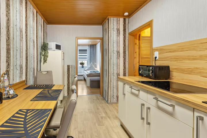 Christels Ferienwohnung 2 In Thale Mit Ueberdachter Terrasse, Kueche Mit Tv & Geschirrspueler ภายนอก รูปภาพ